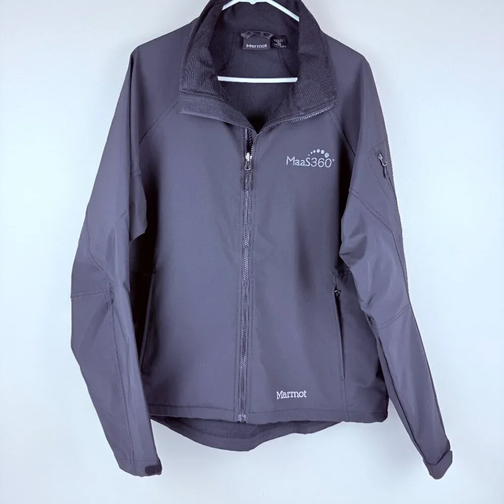 Marmot Softshell Jacket NWOT – Fleece Lined, Water-Resistant, Black (Men’s L)